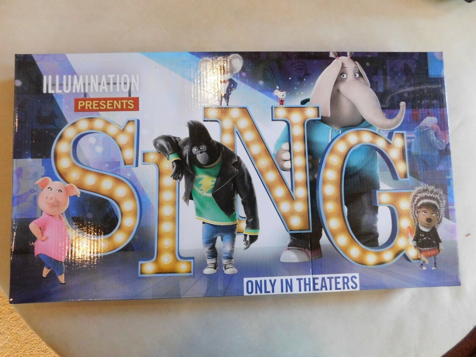 Sing 2016 Reese Witherspoon, Tori Kelly Universal promo soft keyboard 22x50 BR