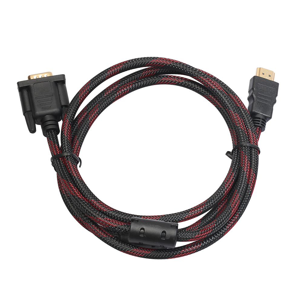 

Full HD HDMI-compatible Male to 15 Pin VGA Connector Adapter Converter Cable for HDTV, 501 Original