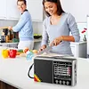 FM/AM/SW Full Band Portable Radio Battery Operated Mini Radio Receiver for Elder