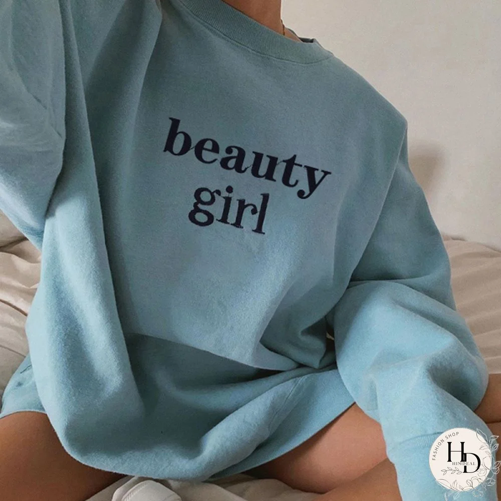 Vintage Long-Sleeved Printed Sweatshirt