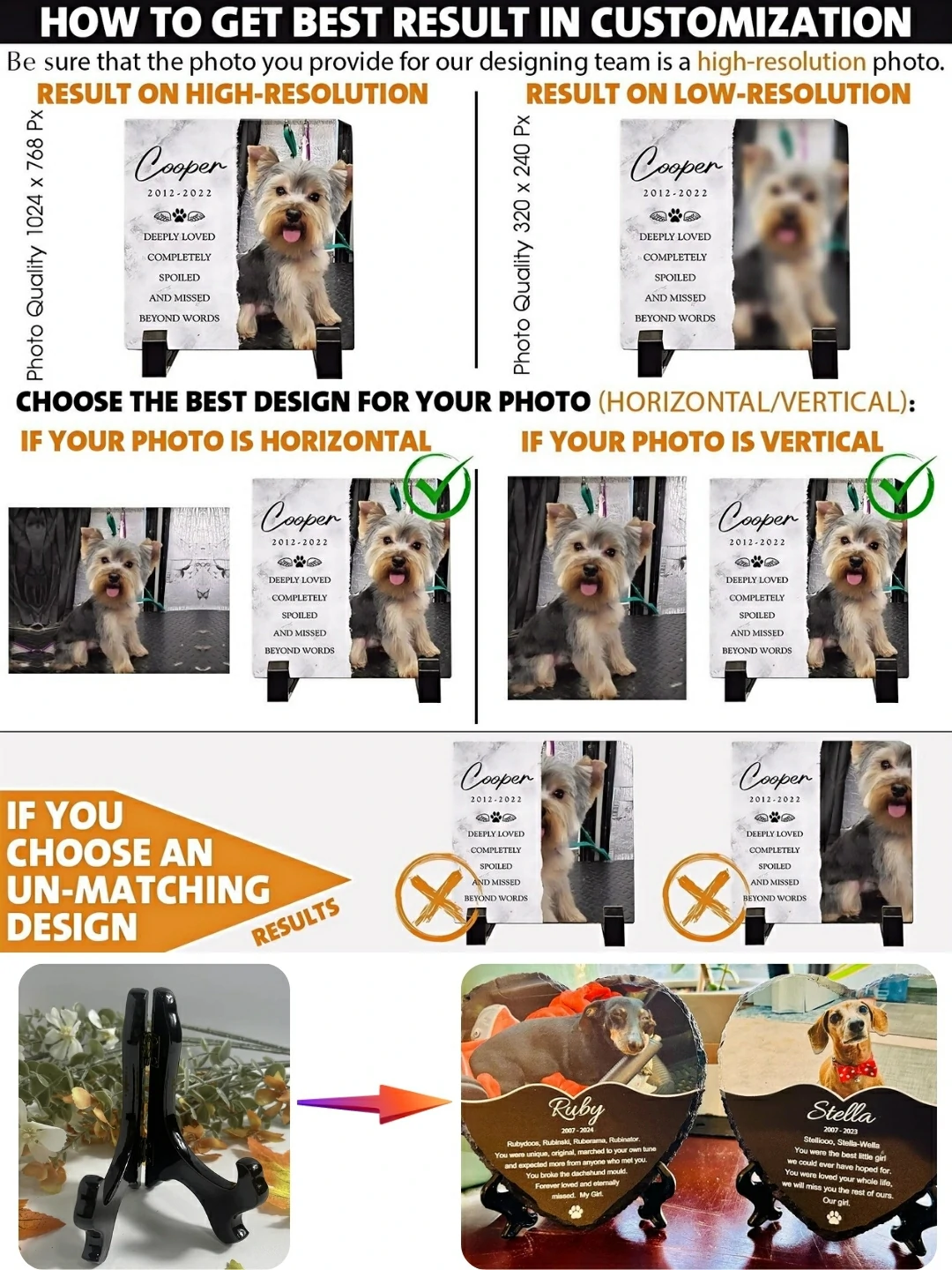 lookipet custom Pet Memorial Stone