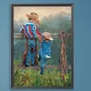Cowboy Kid-Paint By Numbers Acrylic Painting 30*40CM