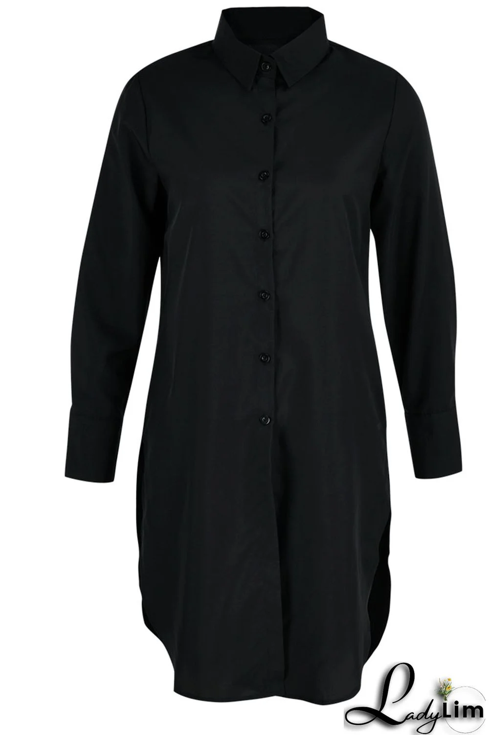 White Casual Solid Patchwork Buckle Asymmetrical Turndown Collar Tops