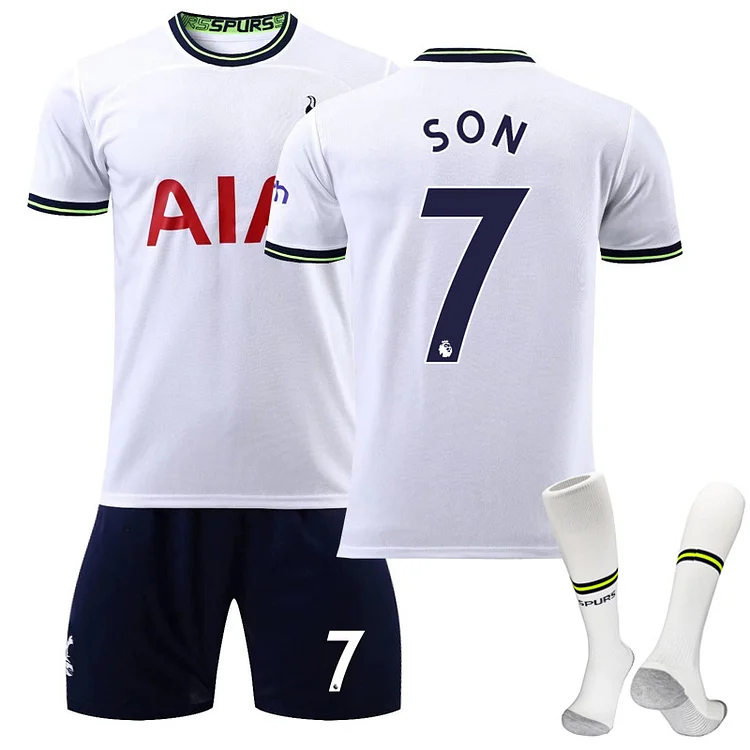 21-22 Tottenham Home Kids Kit Custom Name And Number Jersey