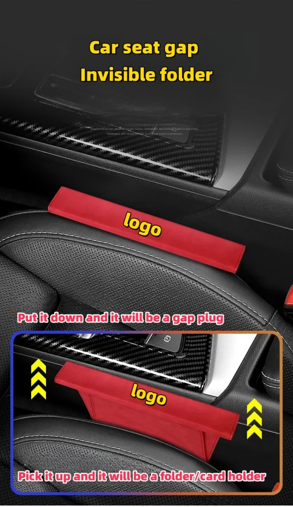 Invisible File Folder For Car Seat Gap