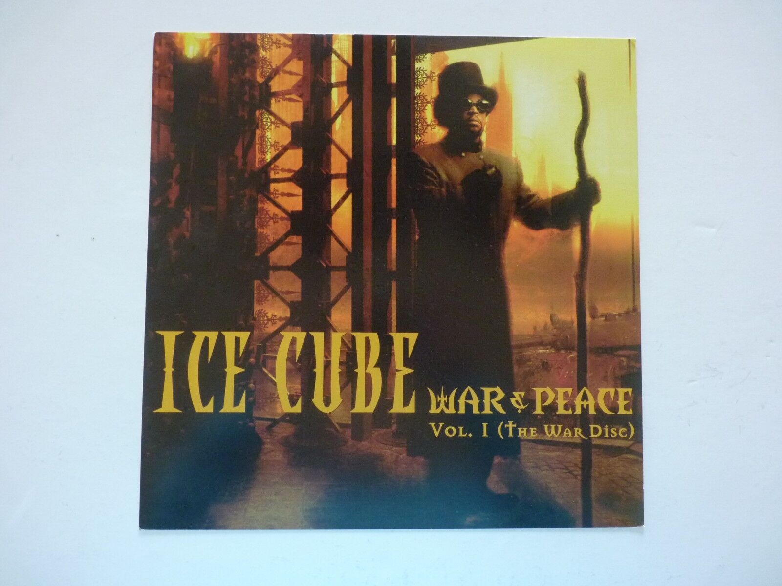 Ice Cube War & Peace Vol 1 LP Record Photo Poster painting Flat 12x12 Poster