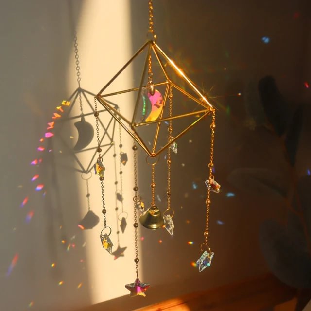New Moon Crystal Suncatcher