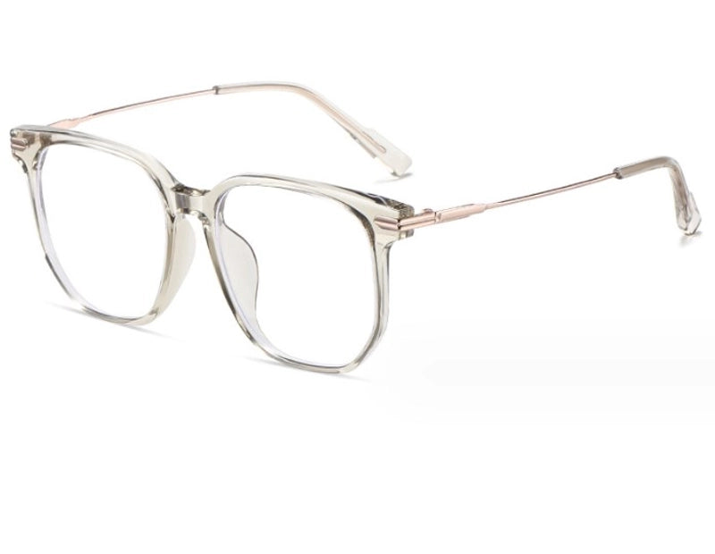 Fashion Minimalist Solid Color Pc Square Full Frame Optical Glasses