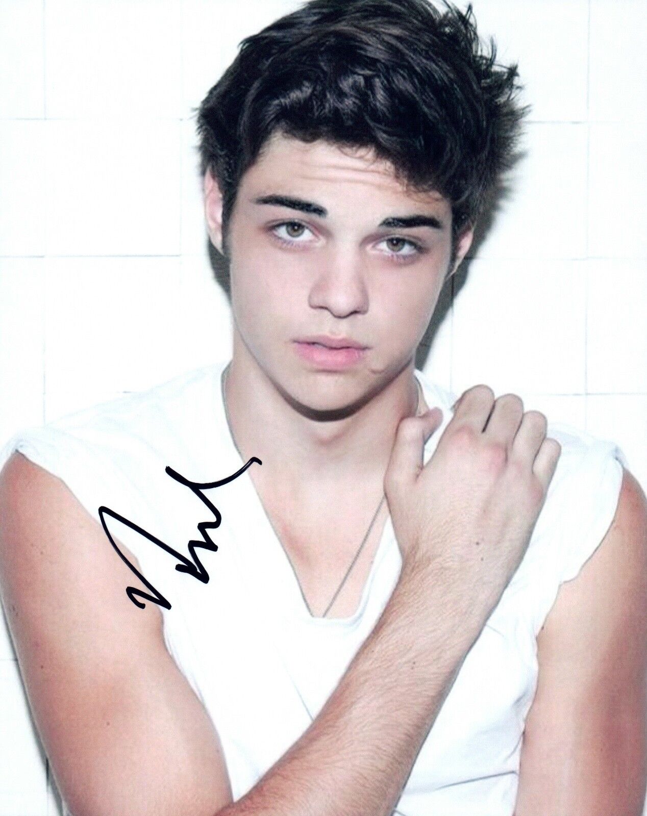 NOAH CENTINEO Signed Autographed 8x10 Photo Poster painting Handsome Actor COA