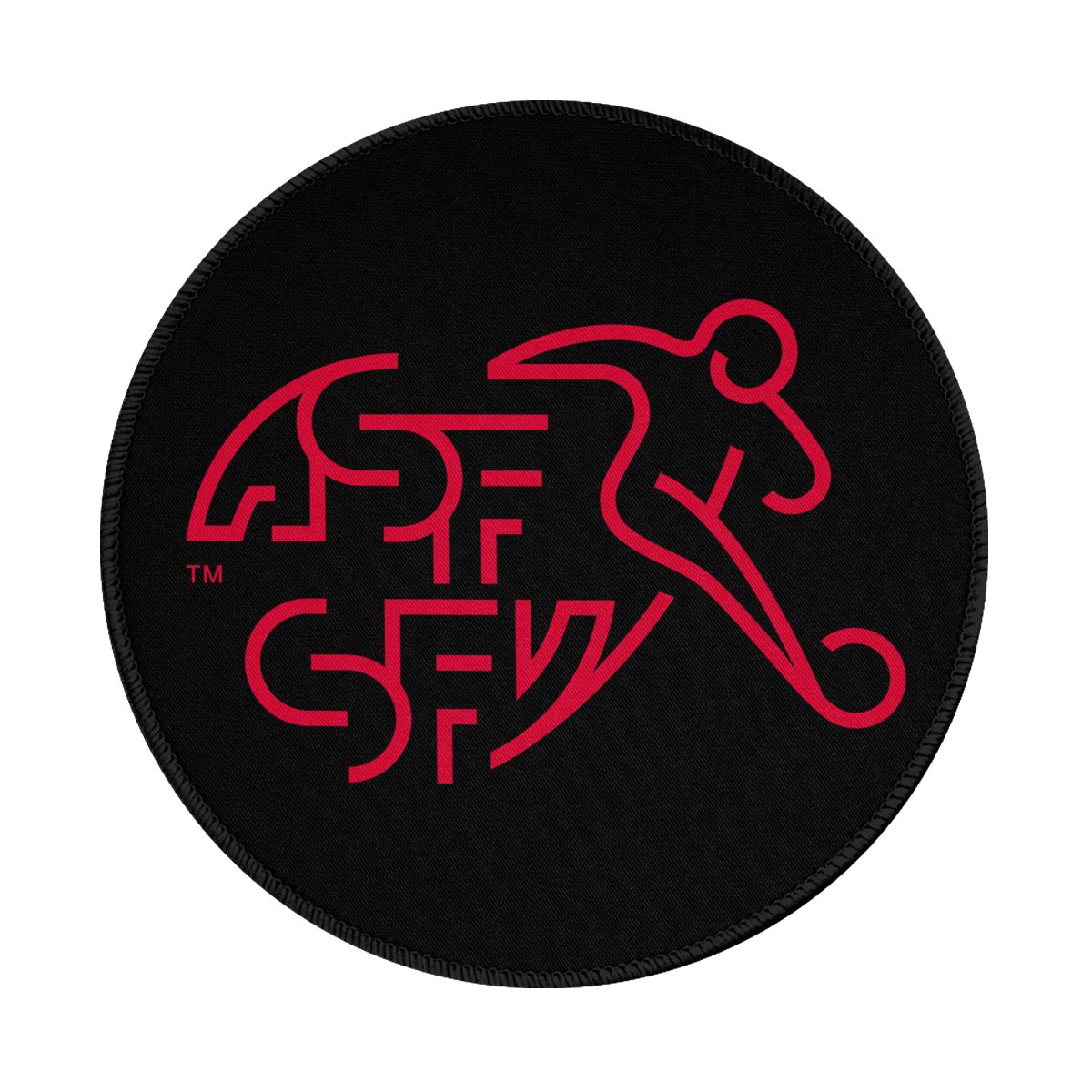 Switzerland National Football Team Gaming Round Mousepad for Computer Laptop