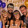 4pcs DIY Rhinestone Diamond Painting Glasses Frame No Lens (Birthday-1)