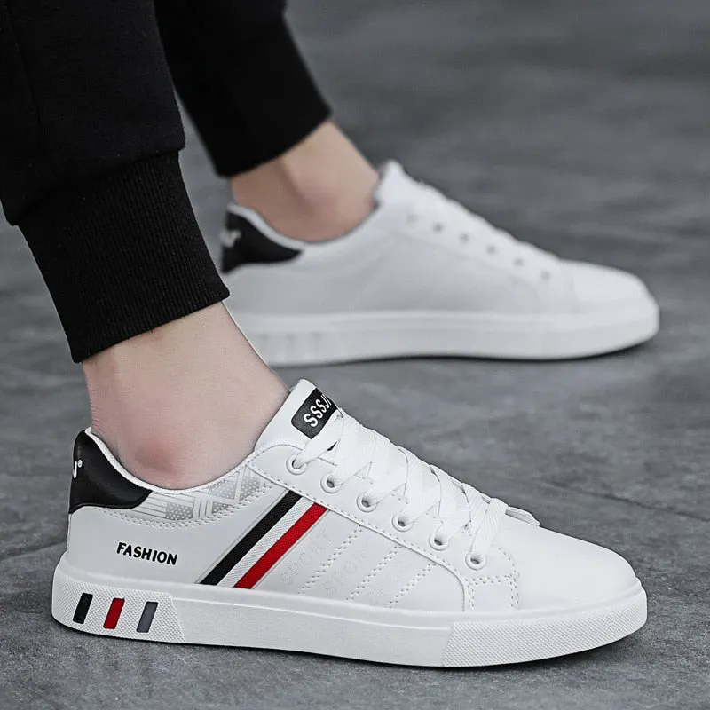 White Shoes Men Vulcanized Shoes Men's Casual Board Shoes New Fashion Trend Sneakers Street Cool Man Footwear Zapatos De Hombre