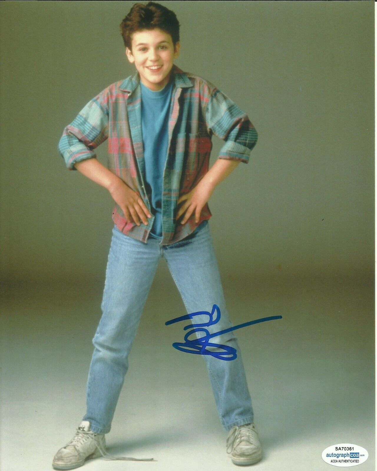 FRED SAVAGE SIGNED THE WONDER YEARS Photo Poster painting UACC REG 242 (2) ALSO ACOA CERTIFIED