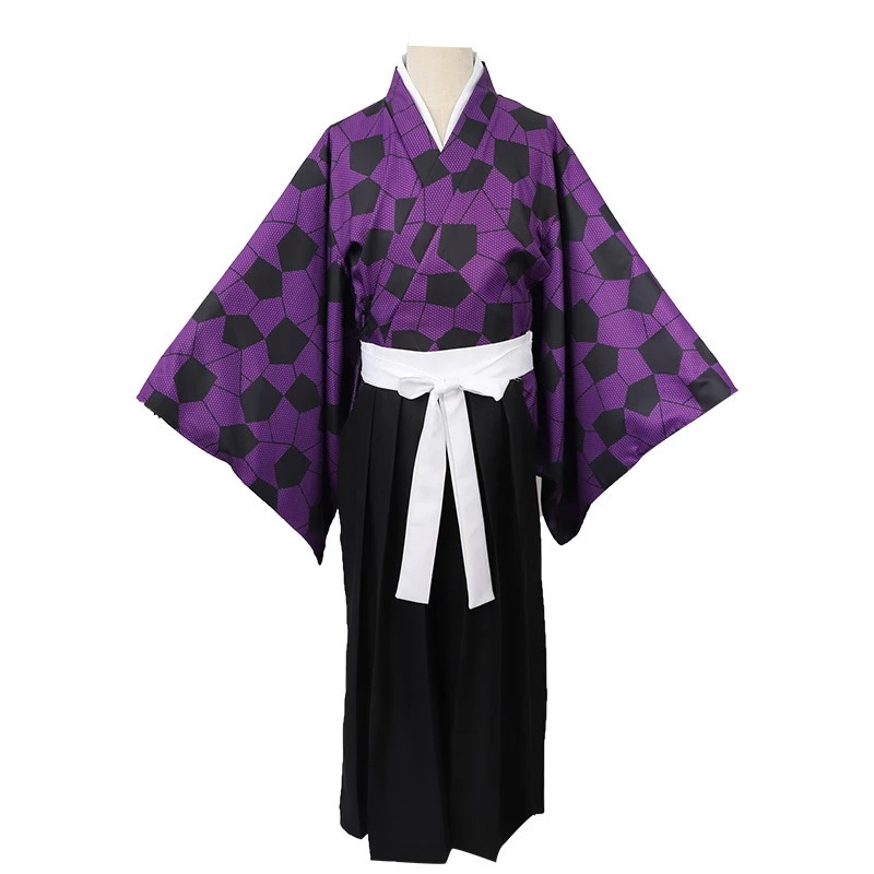 Demon Slayer Kimetsu No Yaiba Kokushibou Tsugikuni Michikatsu Suit Cosplay Costume