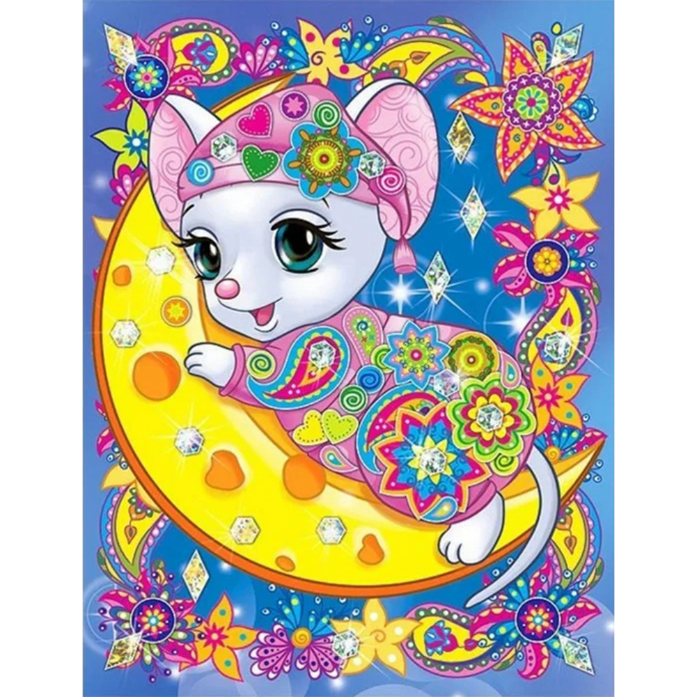 

30*40CM - Special Shaped Diamond Painting - Mouse, 501 Original