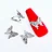 10PC Alloy Butterfly Zircon Nail Art Rhinestone 3D Gold Silver Shiny Diamond Nail ART Gems Butterfies Crystal Manicure Accessory | Cncures