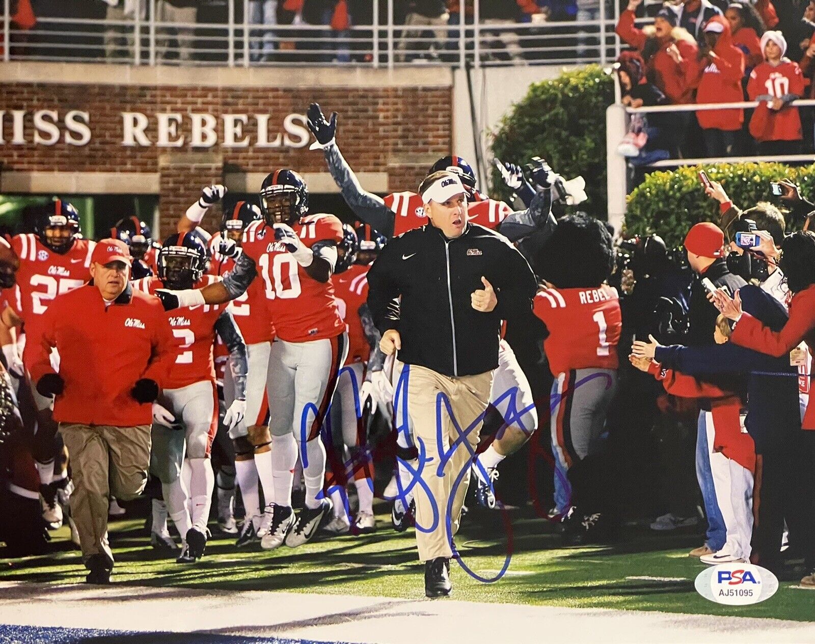 Hugh ze Signed Autographed Liberty Flames 8x10 Photo Poster painting PSA/DNA