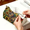 Diamond Painting Sunflower Butterfly PU Leather Tissue Box for Napkin Holder