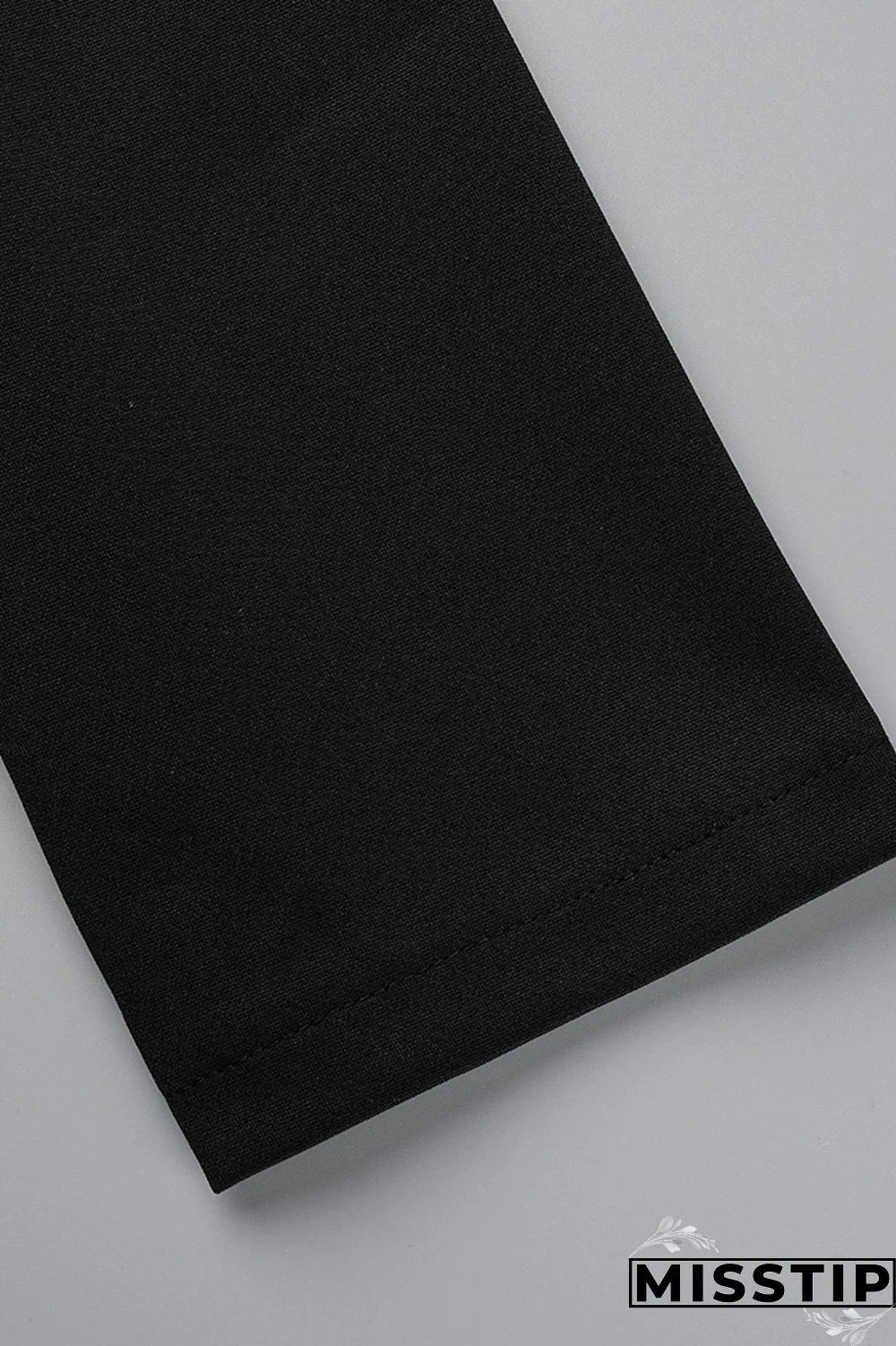 Black Fashion Casual Solid Patchwork Cardigan Turn-back Collar Outerwear