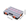 Double Side Tools Box Organizer Hardware Storage Box for Screws Nuts Nails Bolts
