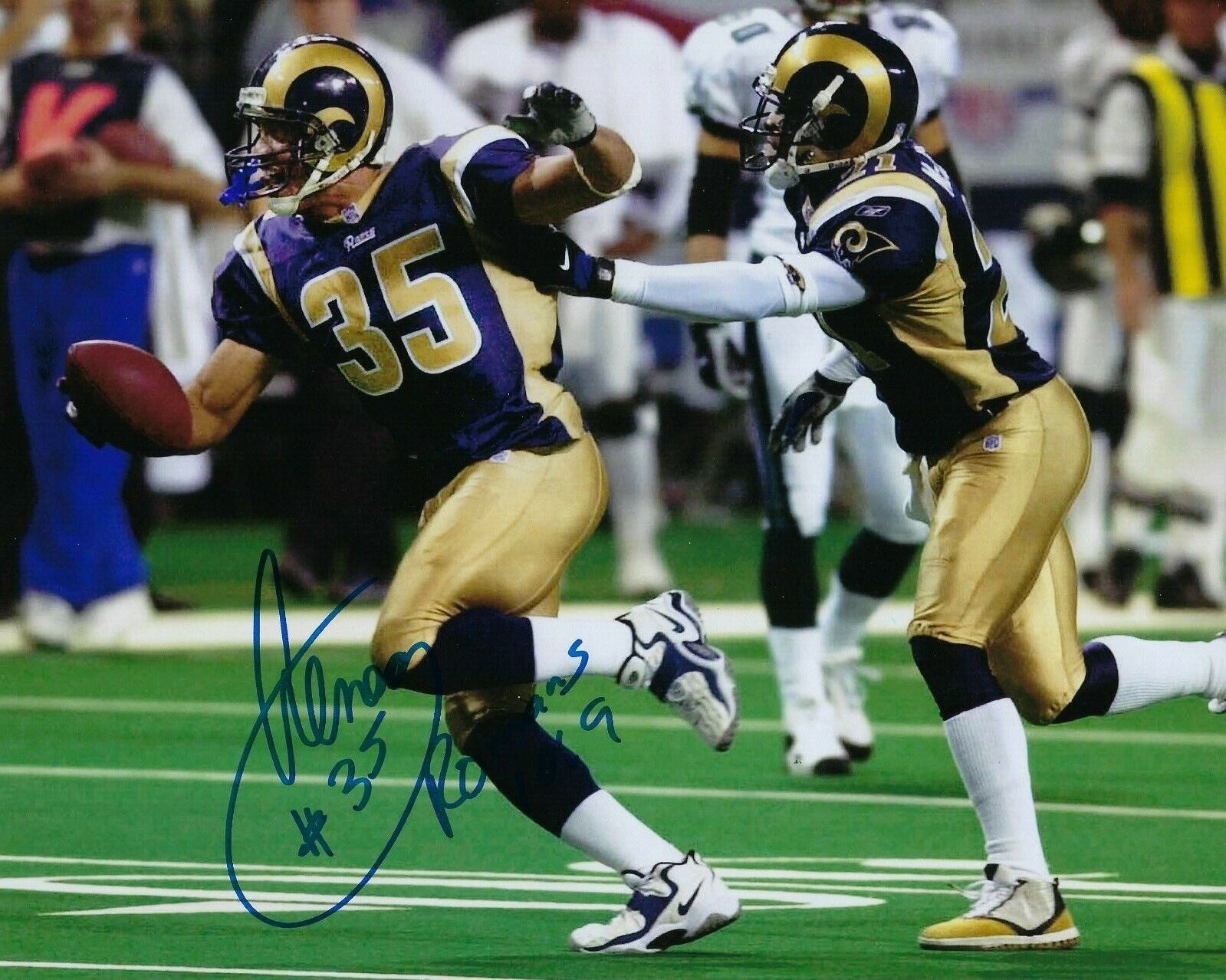 GFA Saint Louis HOF Rams * AENEAS WILLIAMS * Signed Autographed 8x10 Photo Poster painting COA