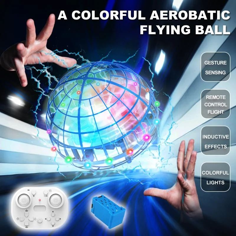 Flying Spinner UFO Ball Mini Drone LED Hand Gesture Control Sensor