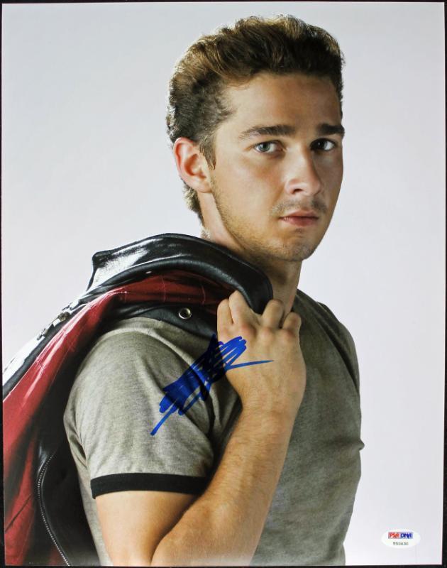 Shia Labeouf Transformers Signed Authentic 11X14 Photo Poster painting PSA/DNA #T50430