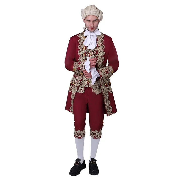 Men's 18th Century Victorian Costume Regency Tailcoat Elegant Noblemen Court Outfits