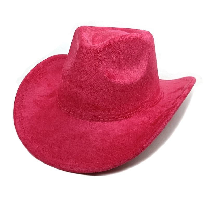 Women’s Classic Style Solid Color Flat Eaves Fedora Hat