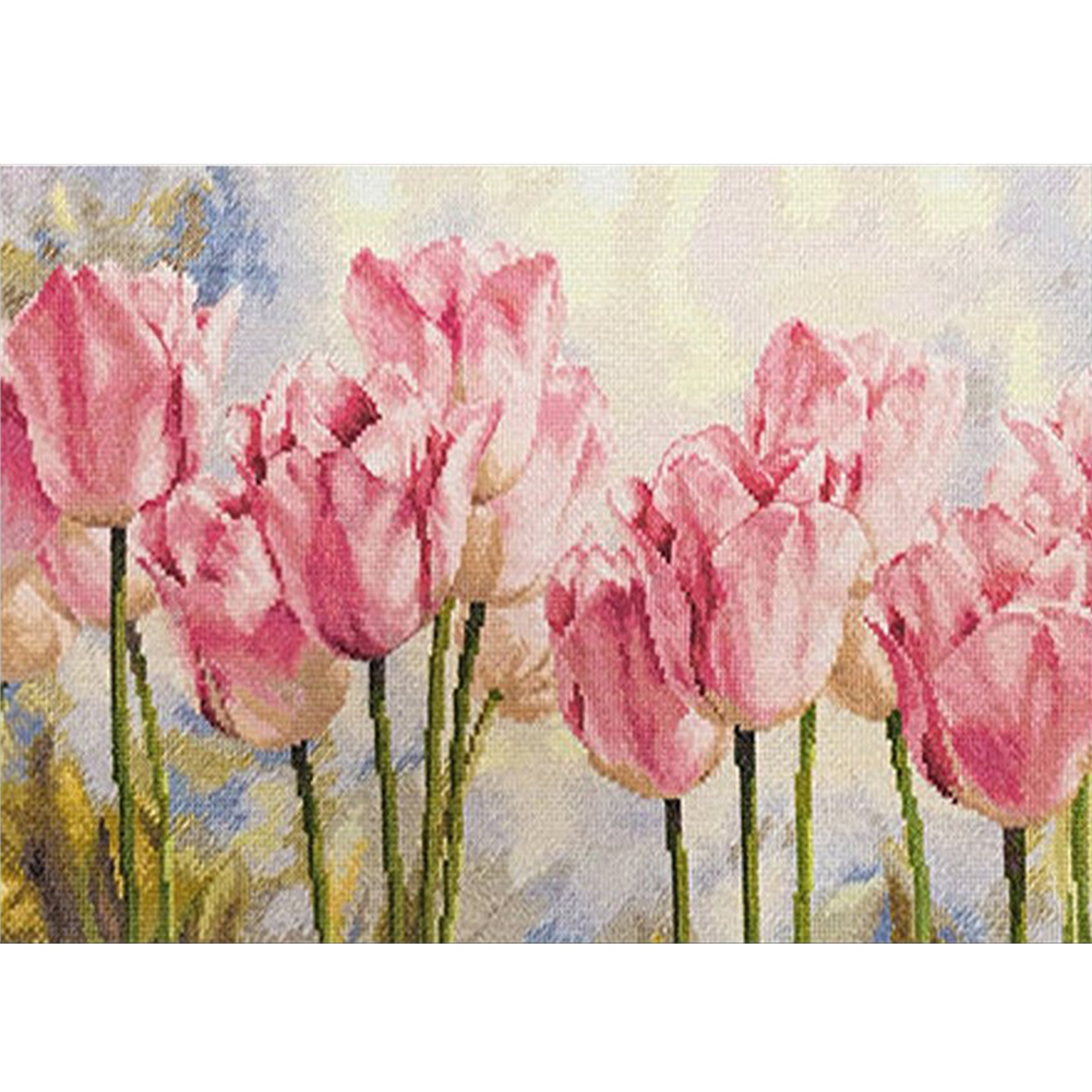 

Tulip - 11CT Counted Cross Stitch - 36*56CM, 501 Original