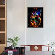 Luminous Butterfly 30*40cm(canvas) full round drill diamond painting