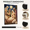 Praying Framed Pearl Painting Kit 30x40cm for Adults