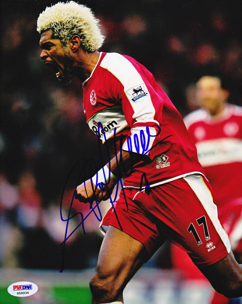 Abel Xavier SIGNED 8x10 Photo Poster painting Portugal *VERY RARE* PSA/DNA AUTOGRAPHED