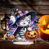 Acrylic Halloween Diamond Painting Desktop Ornaments Kit Home Bedroom Decoration