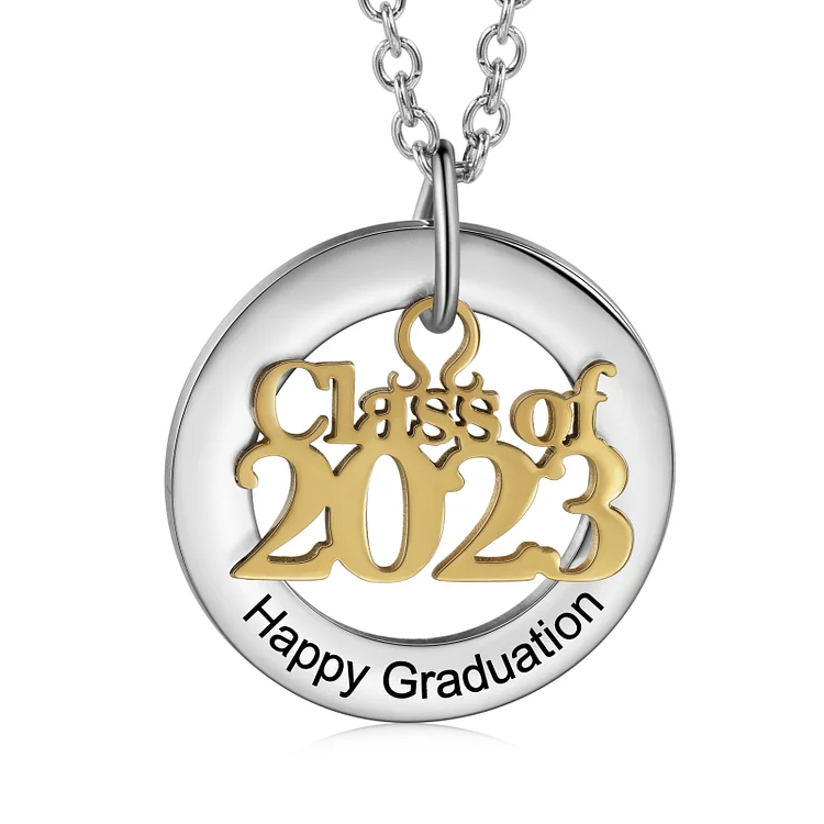 Class of 2023 Graduation Gifts Personalized Name Necklace