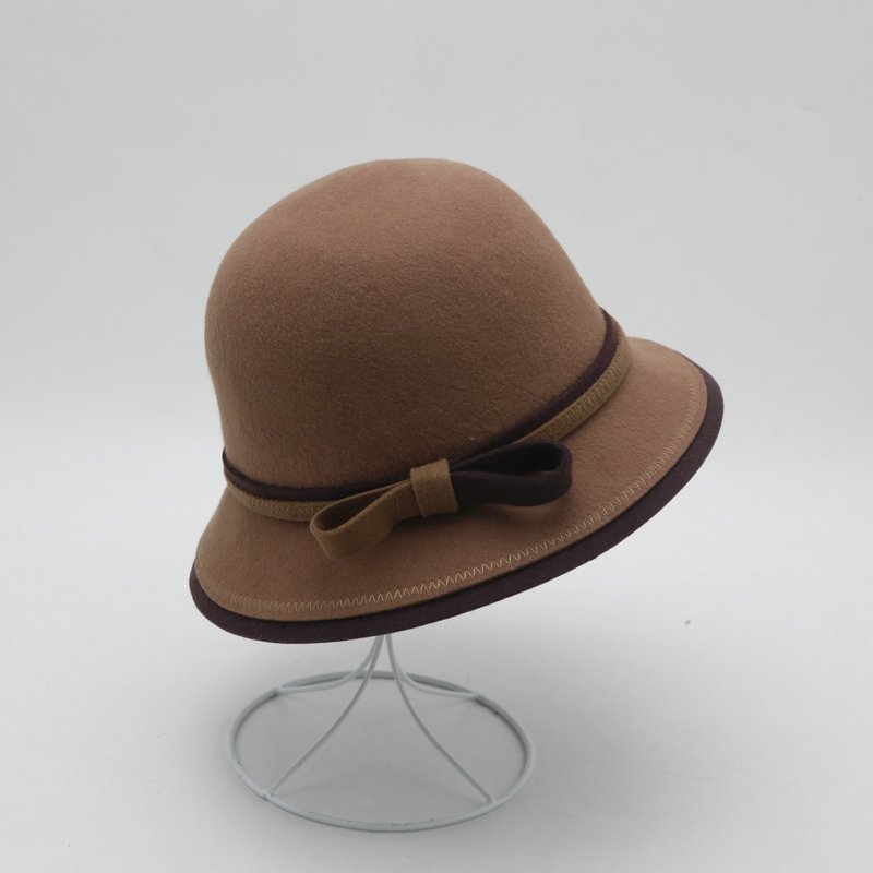 Mignon Wool Bucket Hat - Camel