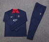 2022/2023 Psg Paris Saint-Germain Half-Pull Training Suit Royal Blue Set love fball