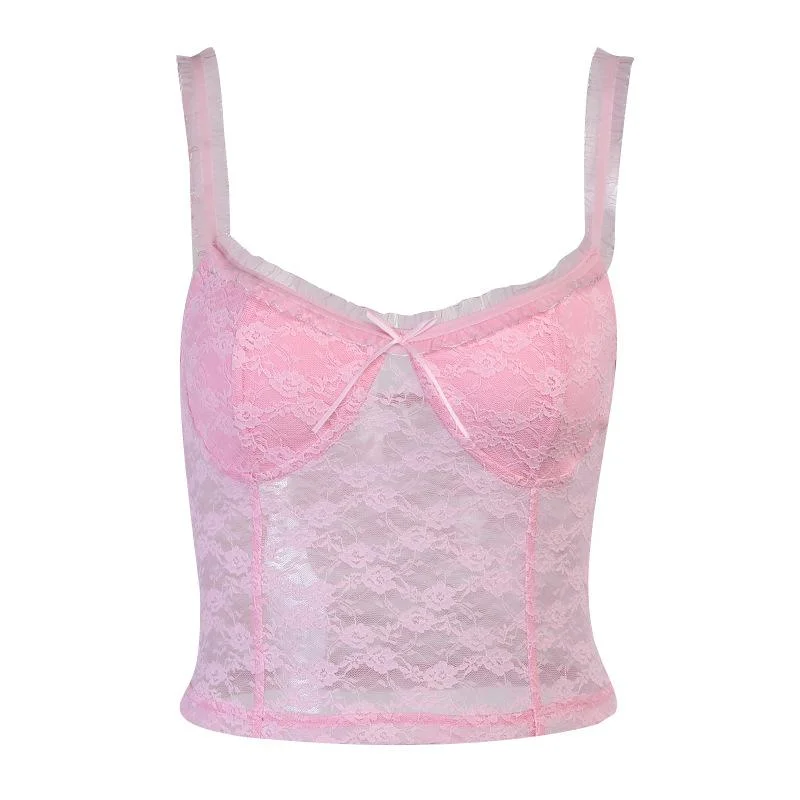 Lace bows top