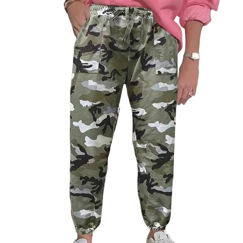 Men's Printed Camouflage Casual Loose Harem Pants