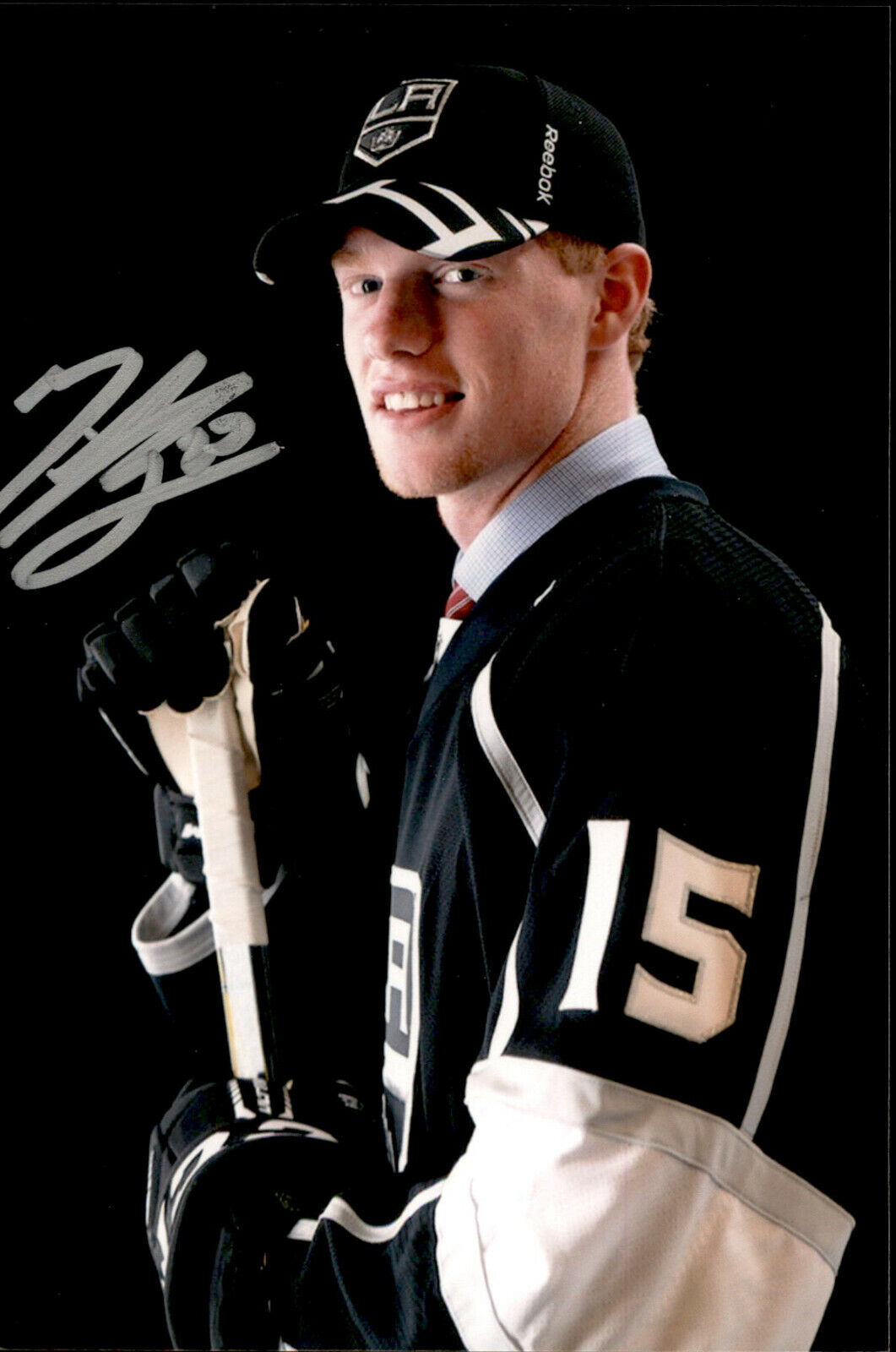 Matt Schmalz SIGNED 4x6 Photo Poster painting LOS ANGELES KINGS #3