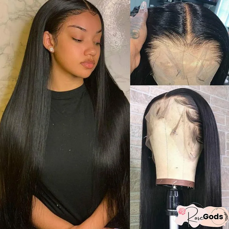 Long Straight Wigs African Fashion Chemical Fiber Headgear