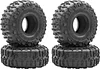 AMK 4pcs RC Tires 1.9inch RC Rubber Tyre Set Wheel Tires 120X50MM for 1/10 RC Crawler T-raxxas TRX4 TRX6 A-xial SCX10 AXI03007 90046 BRX10 Wheel