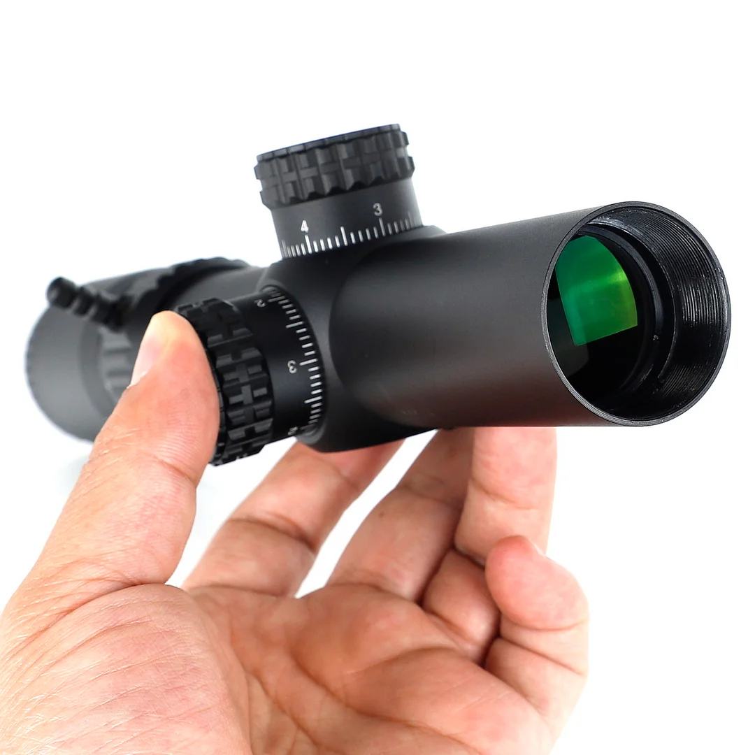 ohhunt® 1-6X28 SFP Scope,35mm Tube,Glass Etched Reticle,Red Illumination,Turrets Lock Reset