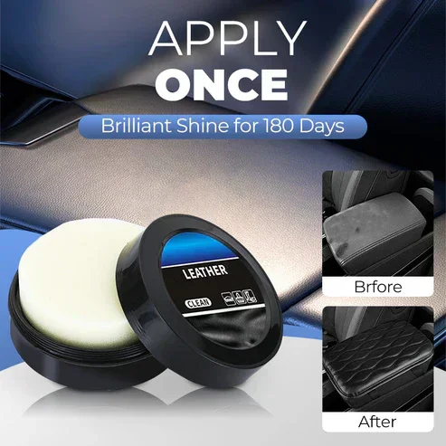 Creme de Limpeza e Cuidados para Couro & Pasta de Limpeza para Cuidado de Couro