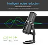 USB Recording Microphone Computer Podcast Condenser Cardioid Mic for PC Laptop Mac with Mute Button & LED Indicator for Vocals, YouTube, Streaming Broadcast, Podcasting, Skype, Gaming(JV-902)