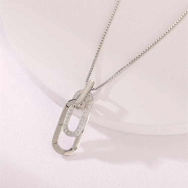 To My Granddaughter S925 You will be one of the most Beautiful Chapters Clips Necklace For Granddaughter