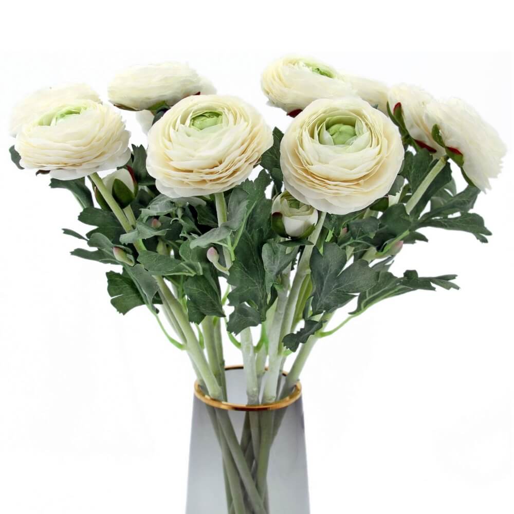 19.3" Luxurious Artificial Ranunculus Flowers (10 PCS)