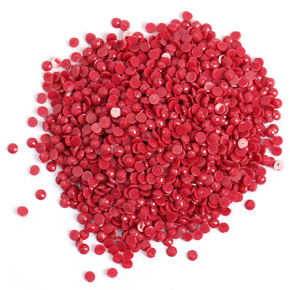 1 Bag Round Drill Diamond Rhinestone Resin Crystal Beads for Missing Beads