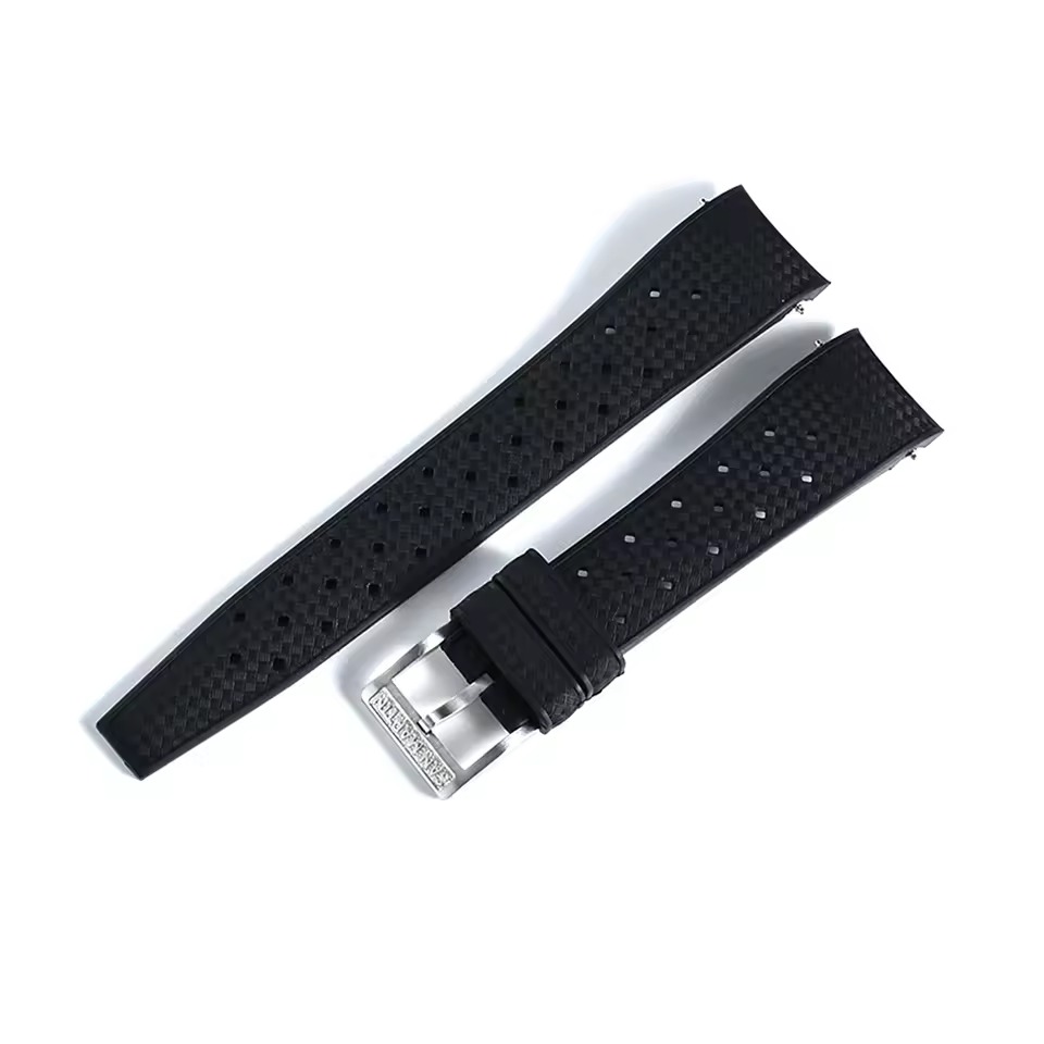 San Martin Watch Band FKM Strap 19mm 20mm 21mm Curved End SN0144 San Martin Watch san martin watchSan Martin Watch
