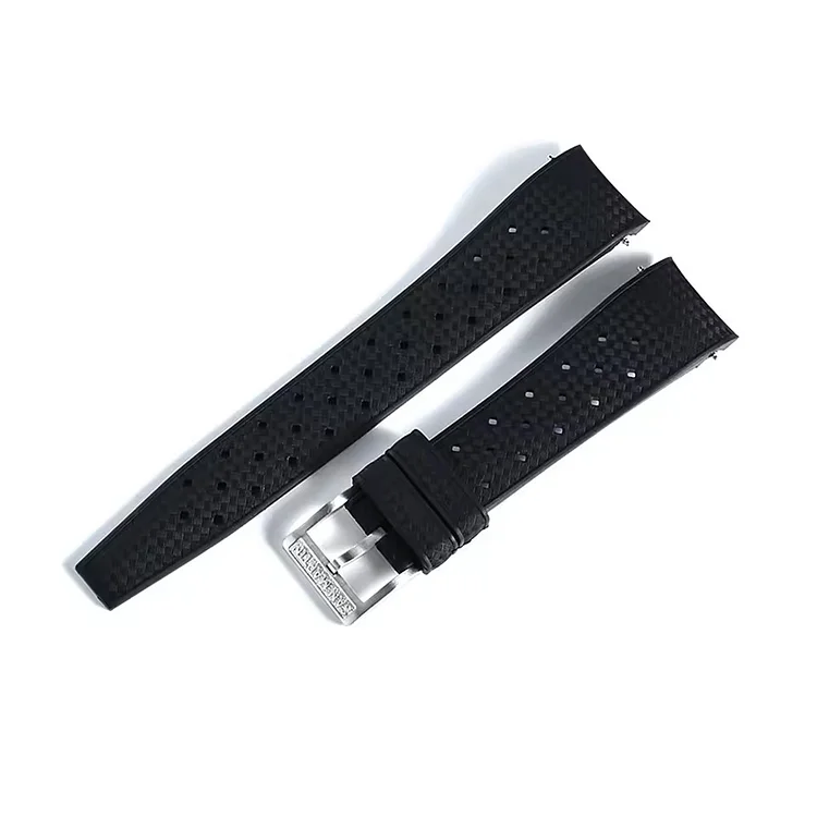 San Martin Watch Band FKM Strap 19mm 20mm 21mm Curved End SN0144 San Martin Watch san martin watchSan Martin Watch